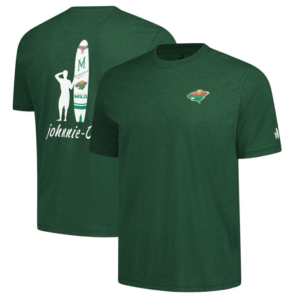 Minnesota Wild - johnnie-O Heathered Spencer T-Shirt Green