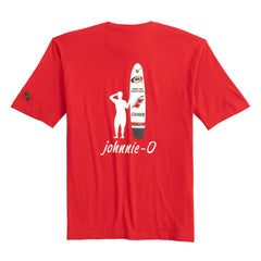 Carolina Hurricanes - johnnie-O Heathered Spencer T-Shirt Red