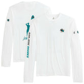 San Jose Sharks - johnnie-O Adam Long Sleeve T-Shirt White