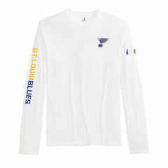 St. Louis Blues - johnnie-O Adam Long Sleeve T-Shirt White