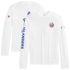 New York Islanders - johnnie-O Adam Long Sleeve T-Shirt White