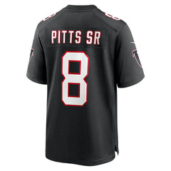 Kyle Pitts Sr. Atlanta Falcons Alternate Game Jersey Black - Nike