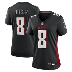 Kyle Pitts Sr. Atlanta Falcons Women's Game Jersey Black - Nike