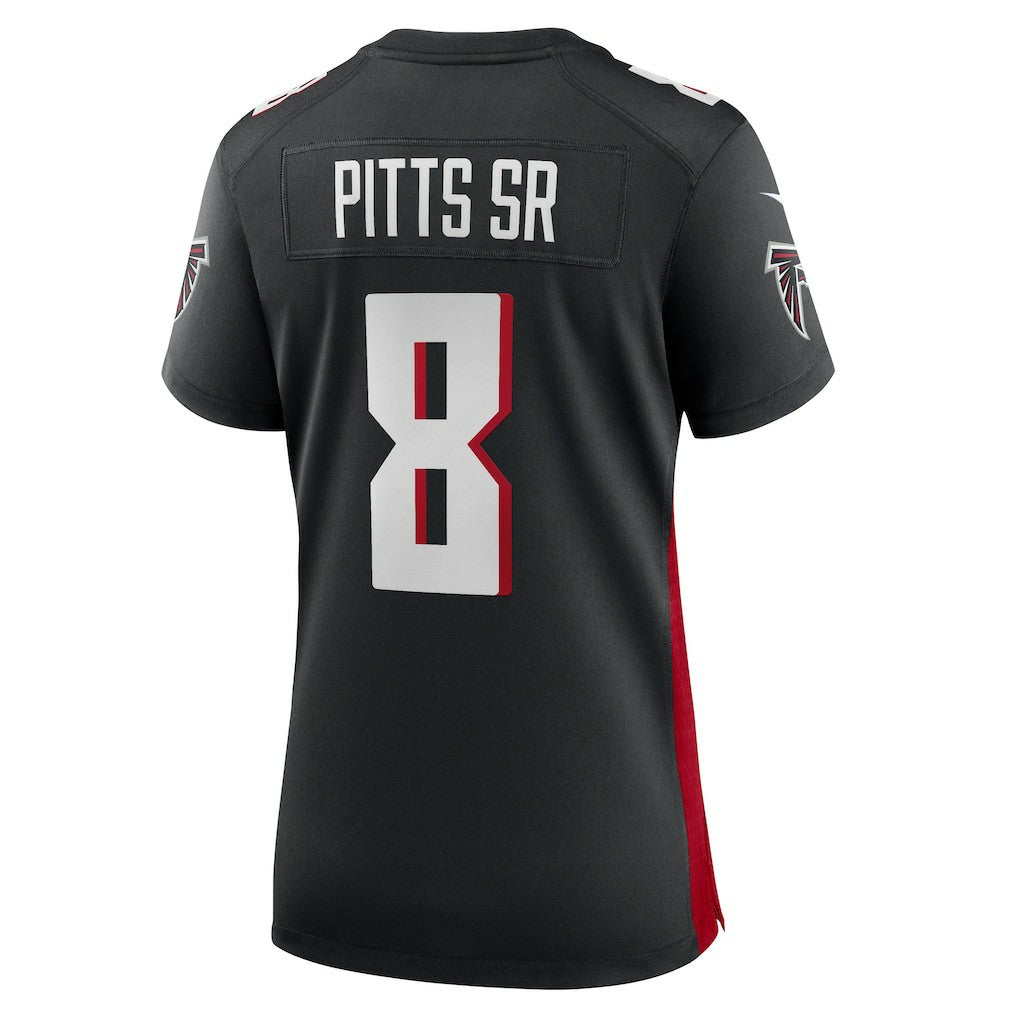 Kyle Pitts Sr. Atlanta Falcons Women's Game Jersey - Black | NFL Jerseys