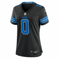 Jahmyr Gibbs Detroit Lions Women's 2nd Alternate Game Player Jersey Black - Nike