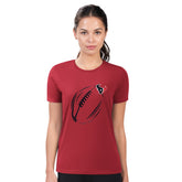 Houston Texans G-III 4Her by Carl Banks Women's Super-Slim Fit Lightweight Subtle Football T-Shirt Red - NFL