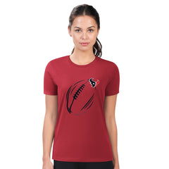 Houston Texans G-III 4Her by Carl Banks Women's Super-Slim Fit Lightweight Subtle Football T-Shirt Red - NFL