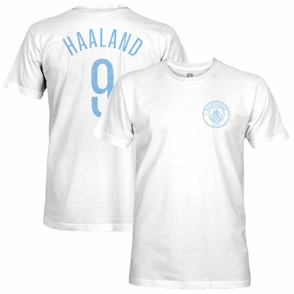 Erling Haaland Manchester City 1863FC Player T-Shirts - White