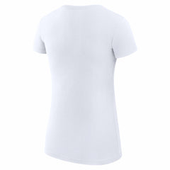 Denver Broncos G-III 4Her by Carl Banks Women's Super-Slim Fit Lightweight Collage Team T-Shirt White - NFL