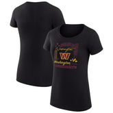 Washington Commanders G-III 4Her by Carl Banks Women's Super-Slim Fit Lightweight Collage Team T-Shirt Black - NFL