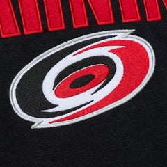 Carolina Hurricanes - Mitchell & Ness Legendary Slub Raglan Long Sleeve T-Shirt Black/Red