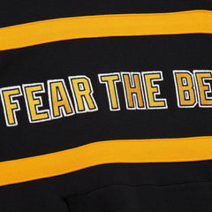 Boston Bruins Mitchell & Ness Head Coach Slogan Pullover Hoodie Black