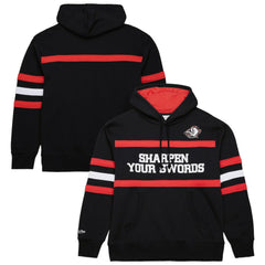Buffalo Sabres - Mitchell & Ness Head Coach Slogan Pullover Hoodie Black