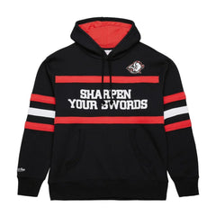Buffalo Sabres - Mitchell & Ness Head Coach Slogan Pullover Hoodie Black