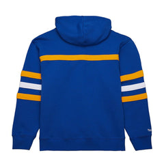 St. Louis Blues - Mitchell & Ness Head Coach Slogan Pullover Hoodie Blue