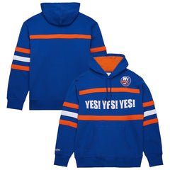 New York Islanders - Mitchell & Ness Head Coach Slogan Pullover Hoodie Royal