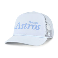 Houston Astros '47 Foundation Script Hitch Adjustable Trucker Hat Lifestyle