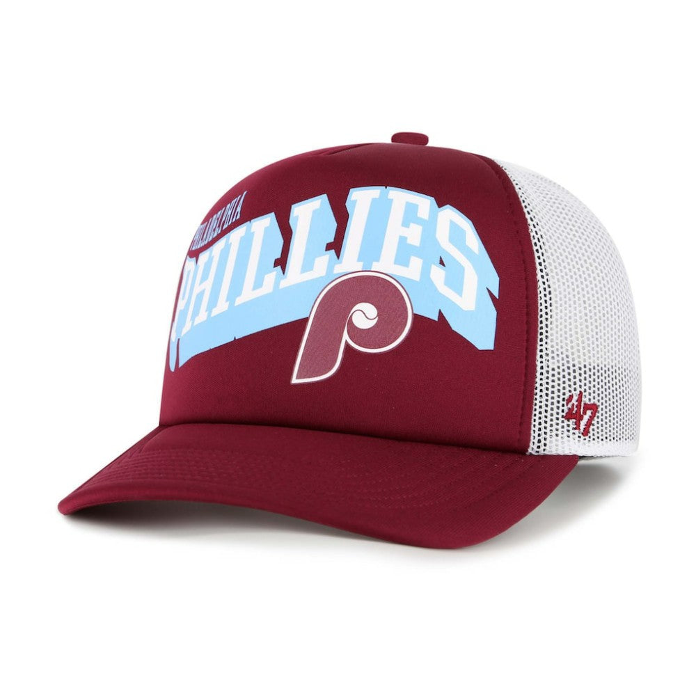 Philadelphia Phillies '47 Meander Foam Trucker Snapback Hat for sale