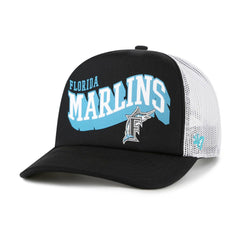 Miami Marlins '47 Meander Foam Trucker Snapback Hat On Sale
