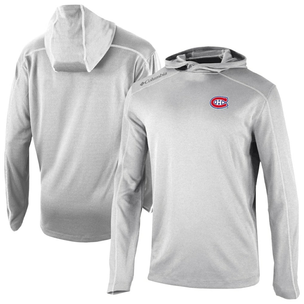 Montreal Canadiens - Columbia Shotgun Omni-Wick Pullover Hoodie Gray