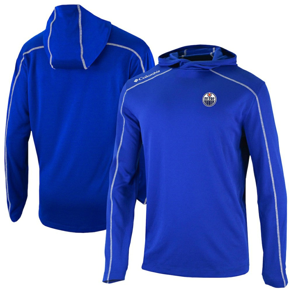 Edmonton Oilers - Columbia Shotgun Omni-Wick Pullover Hoodie Royal