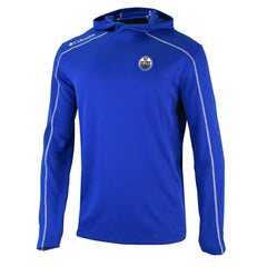 Edmonton Oilers - Columbia Shotgun Omni-Wick Pullover Hoodie Royal