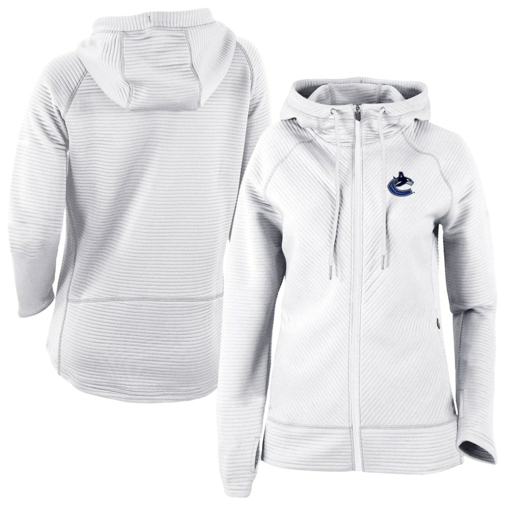 Vancouver Canucks - Columbia Omni-Wick Pack It Up Full-Zip Jacket White