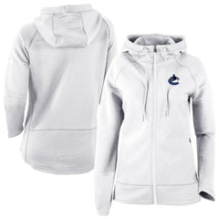 Vancouver Canucks - Columbia Omni-Wick Pack It Up Full-Zip Jacket White