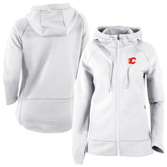 Calgary Flames - Columbia Omni-Wick Pack It Up Full-Zip Jacket White