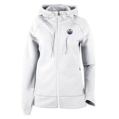 Edmonton Oilers - Columbia Omni-Wick Pack It Up Full-Zip Jacket White