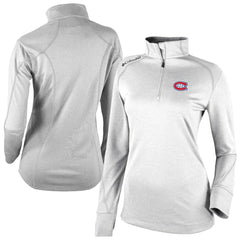 Montreal Canadiens - Columbia Women's Omni-Wick Shotgun 2.0 Quarter-Zip Pullover Top White