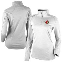 Ottawa Senators - Columbia Women's Omni-Wick Shotgun 2.0 Quarter-Zip Pullover Top White