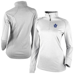 Toronto Maple Leafs - Columbia Women's Omni-Wick Shotgun 2.0 Quarter-Zip Pullover Top White