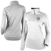 Winnipeg Jets - Columbia Women's Omni-Wick Shotgun 2.0 Quarter-Zip Pullover Top White