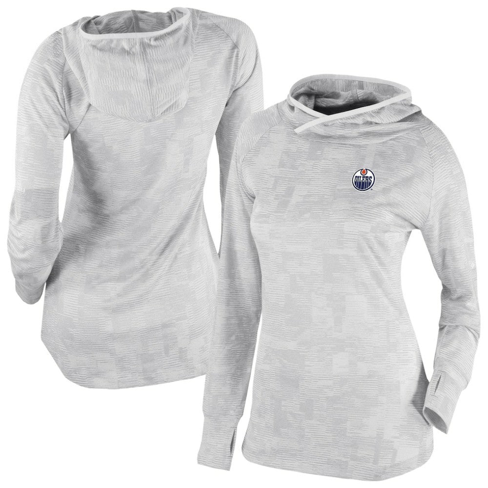 Edmonton Oilers - Columbia Women's Omni-Wick Sunday Ball Pullover Hoodie White