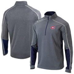 Montreal Canadiens - Columbia Omni-Wick Shotgun 2.0 Quarter-Zip Pullover Top Navy