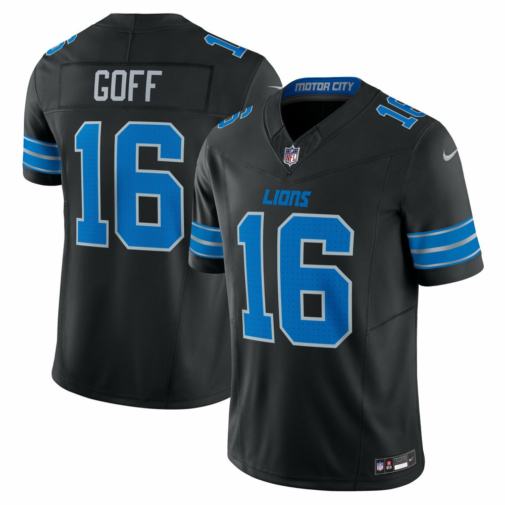 Jared Goff Detroit Lions Vapor F.U.S.E. Limited Jersey Black - Nike