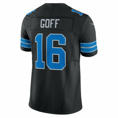 Jared Goff Detroit Lions Vapor F.U.S.E. Limited Jersey Black - Nike