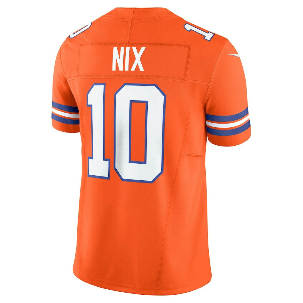 Bo Nix Denver Broncos Vapor F.U.S.E. Limited Jersey - Orange | NFL Jerseys