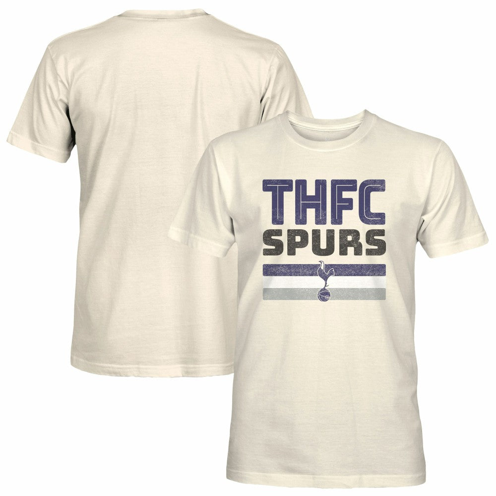 Tottenham Hotspur 1863FC Retro Stripes T-Shirts - Tan