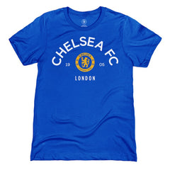 Chelsea 1863FC Established Location Vintage T-Shirts - Blue