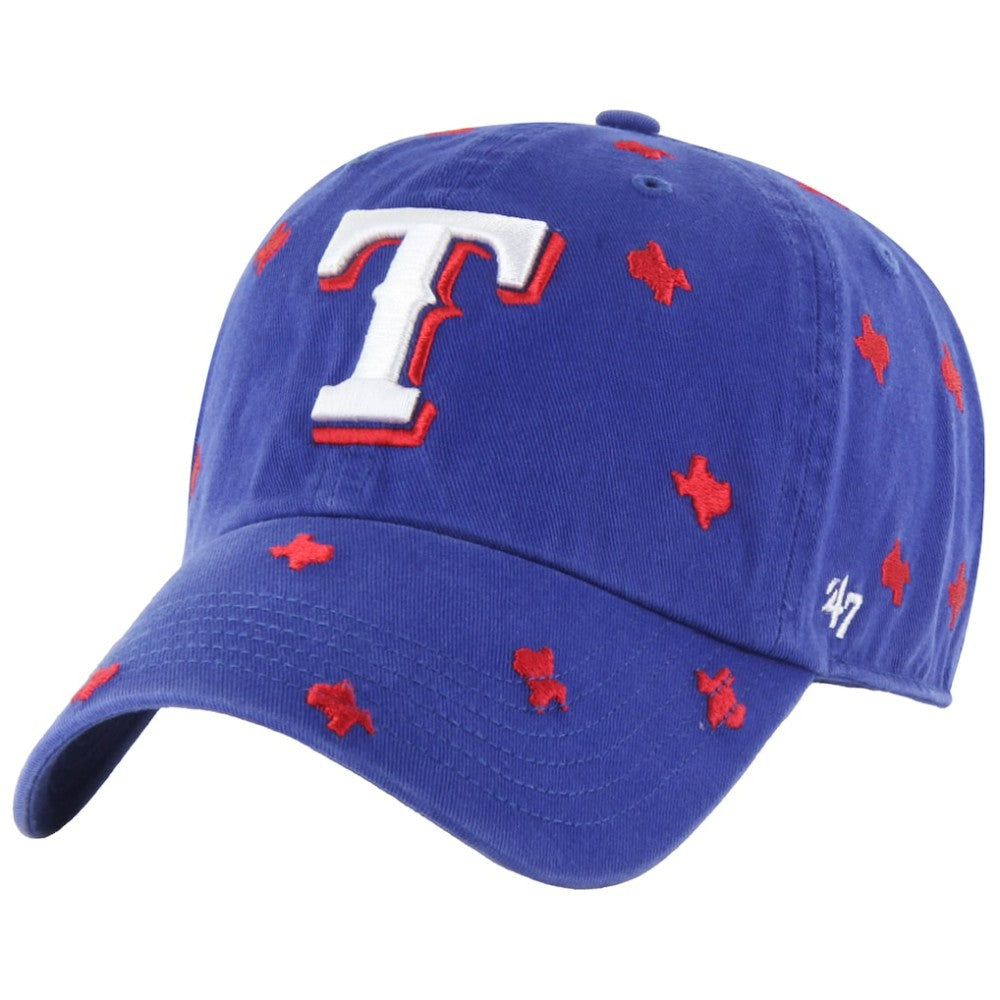Texas Rangers '47 Women's Confetti Clean Up Adjustable Hat On Sale