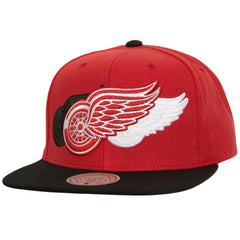 Detroit Red Wings - Mitchell & Ness Soul Triple Up Snapback Hat Red