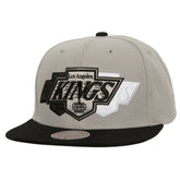 Los Angeles Kings - Mitchell & Ness Soul Triple Up Snapback Hat Gray