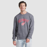 Detroit Red Wings - Fanatics Decades Collection Legendary Fleece Pullover Sweatshirt Heather Gray