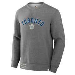 Toronto Maple Leafs - Fanatics Decades Collection Legendary Fleece Pullover Sweatshirt Heather Gray
