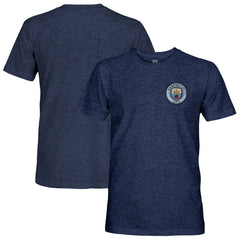 Manchester City 1863FC Color Badge Retro Tri-Blend T-Shirts - Navy