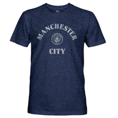 Manchester City 1863FC Team Arch Retro Tri-Blend T-Shirts - Navy