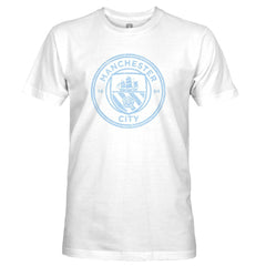 Manchester City 1863FC Mono Badge T-Shirts - White