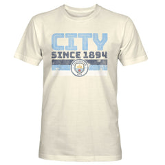 Manchester City 1863FC Retro Stripes T-Shirts - Tan